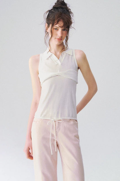 Twisted Knot Polo Vest
