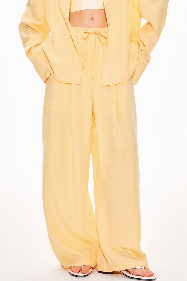 Lyocell Linen Shirt and Shorts Set-Up