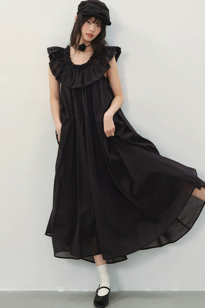Old Dream Ruffle Dress