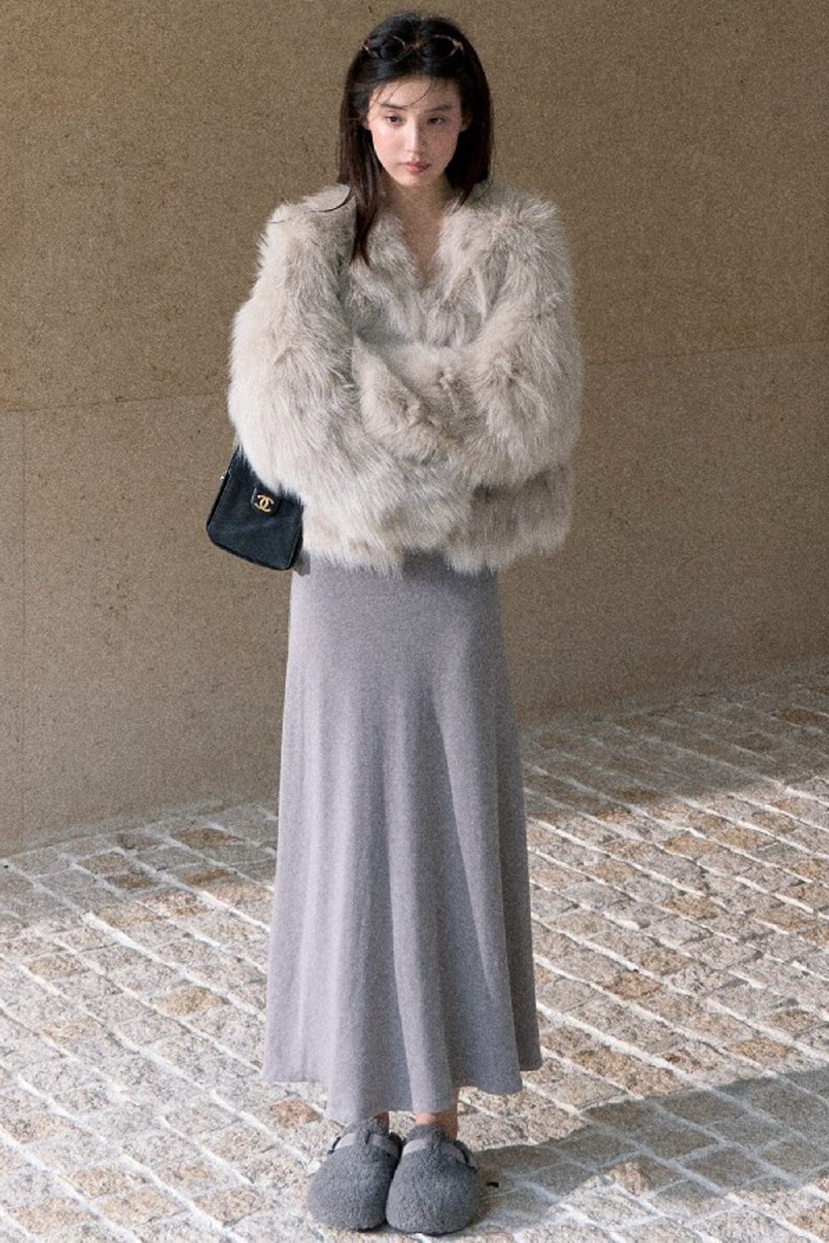Short Fox Fur Jacket