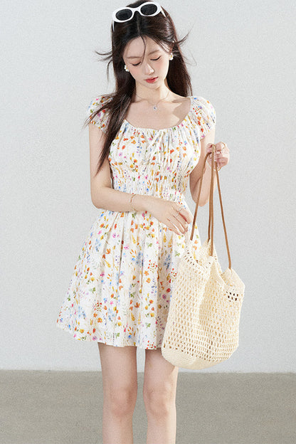 Floral Print A-Line Dress