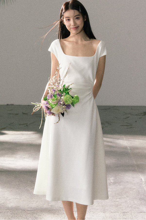 Summer Elegant Slim-Fit Versatile A-Line Dress