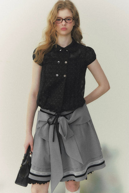 Ivory Doll Collar Blouse