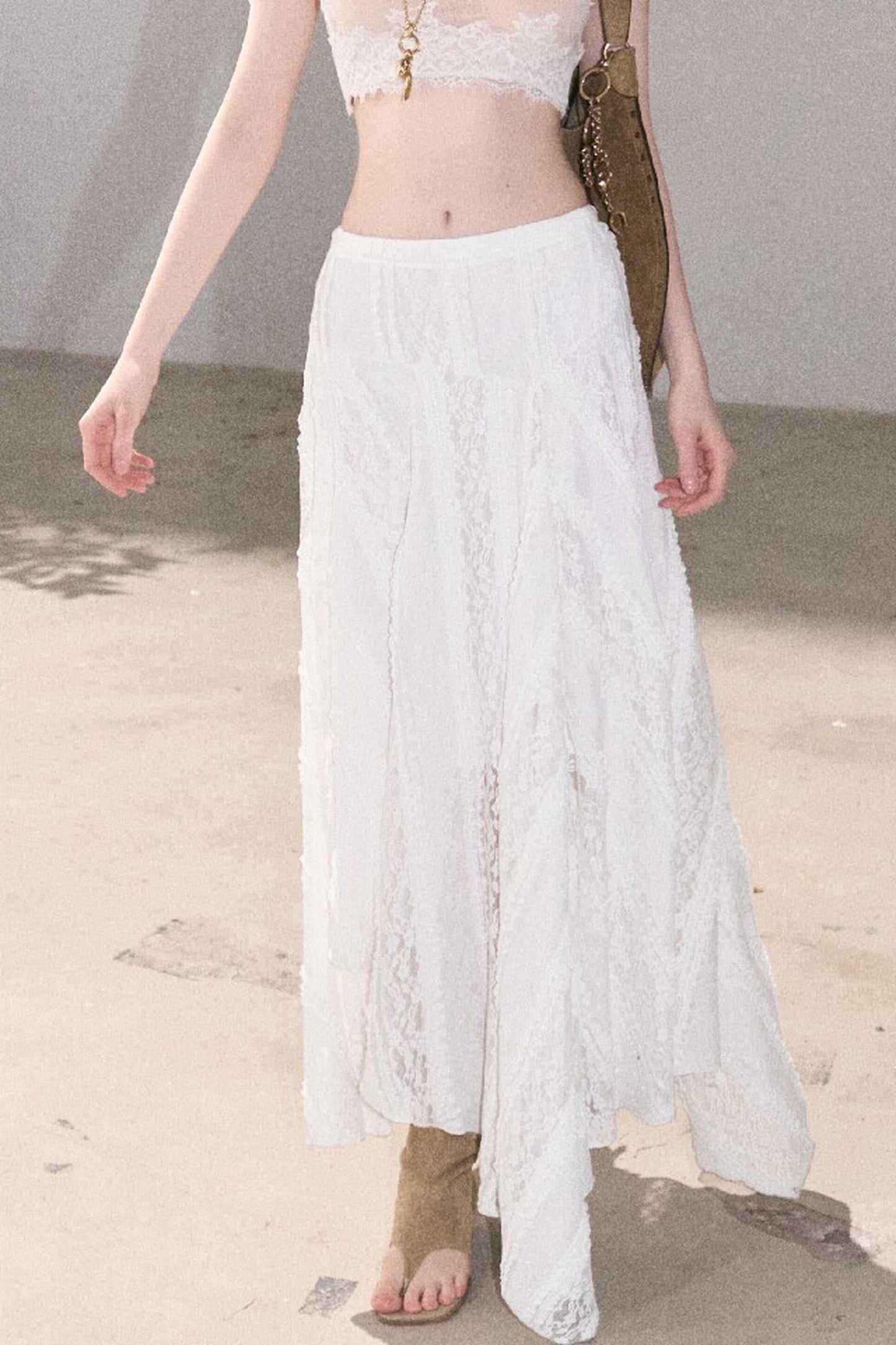 Uncut Time Draped Skirt