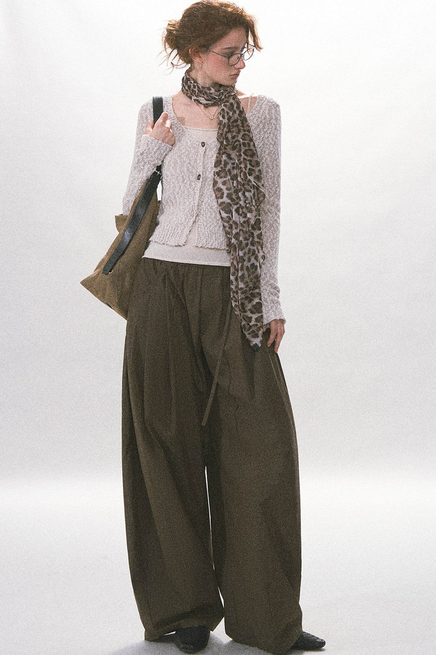 Textured Hollow-Out Knit Cardigan Jacket