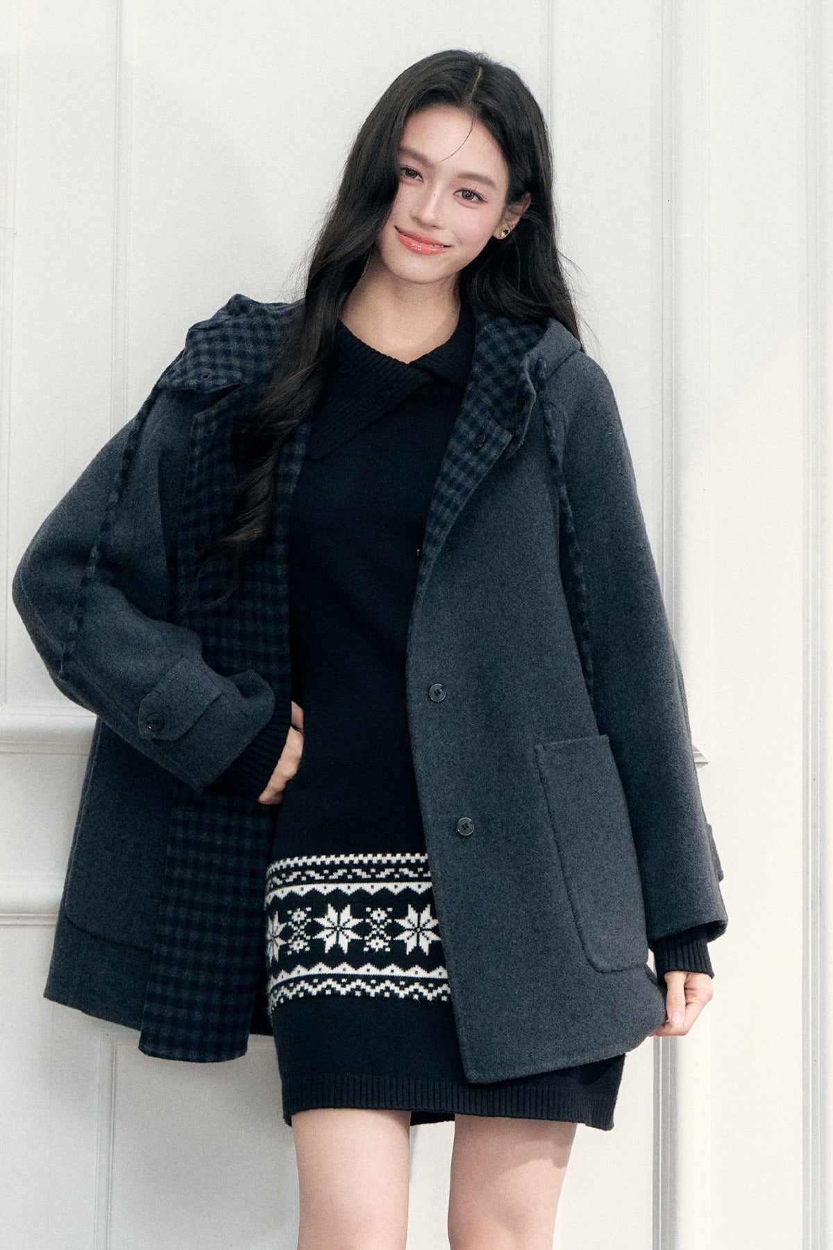 Fair Isle Knit Bodycon Dress