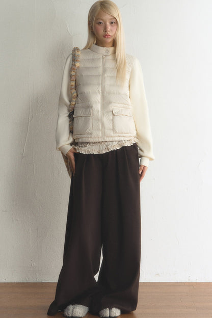 High-Waisted Wide-Leg Pants