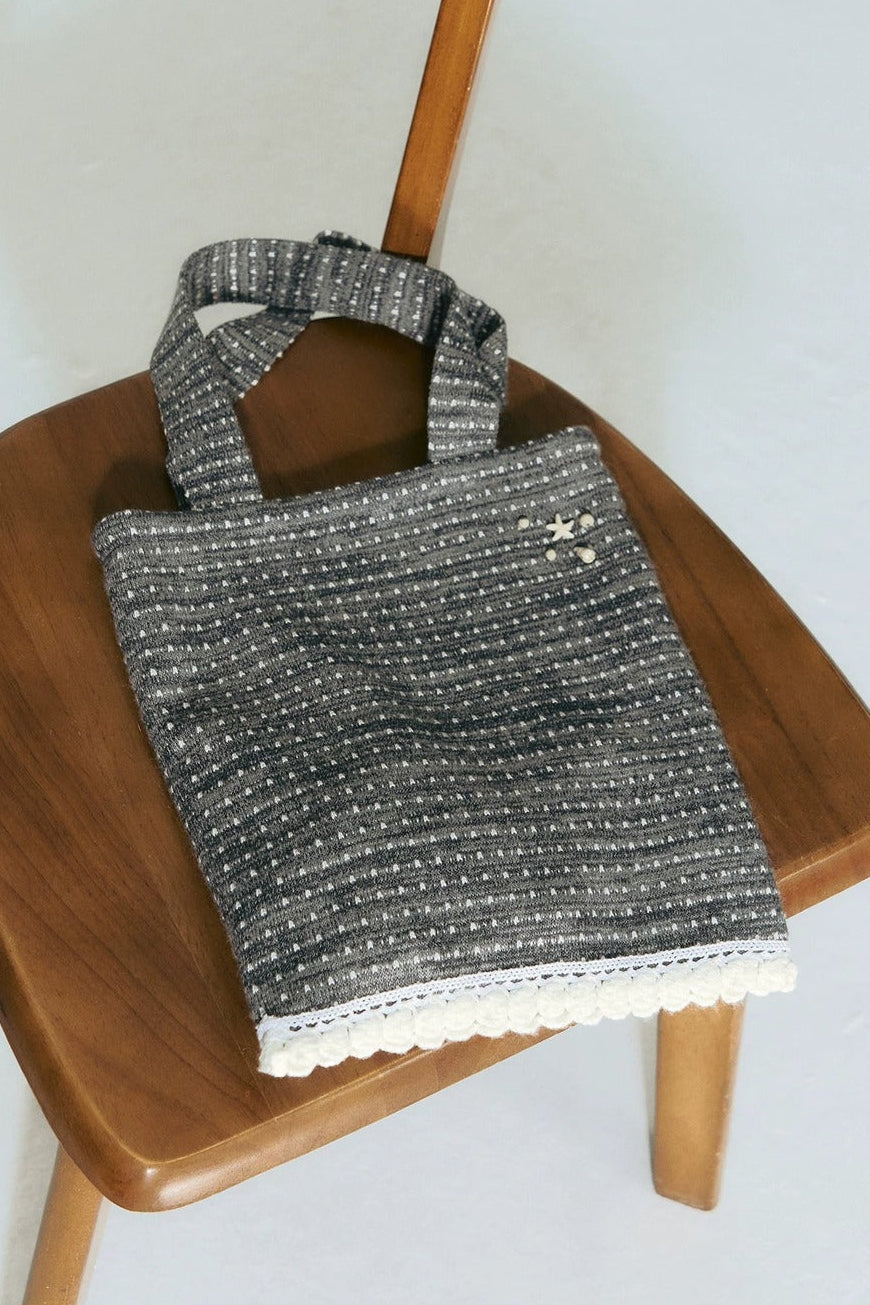 Retro Beaded Striped Envelope Bag