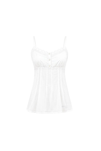 Ensemble blanc avec caraco en dentelle, cardigan et pantalon