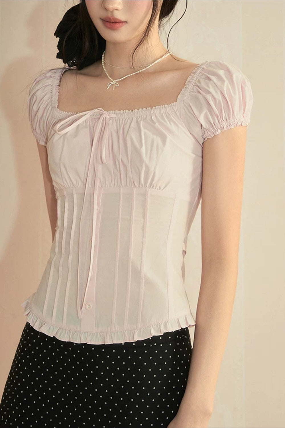 Lace Off-Shoulder Blouse