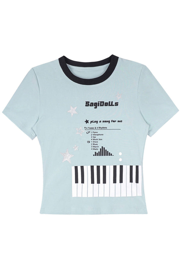 Two-Tone Millennium Music Top