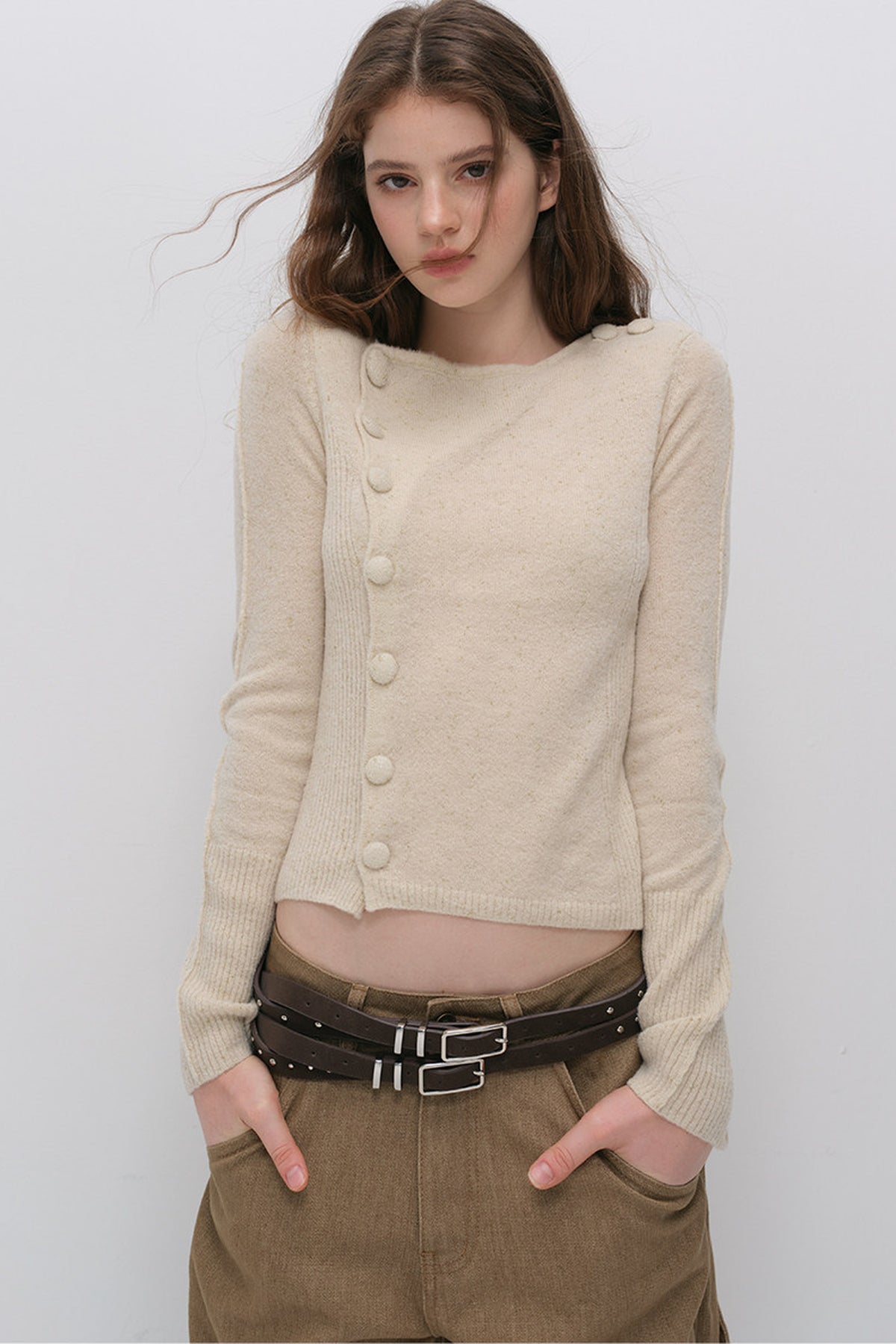 Merino Wool Knit Cardigan