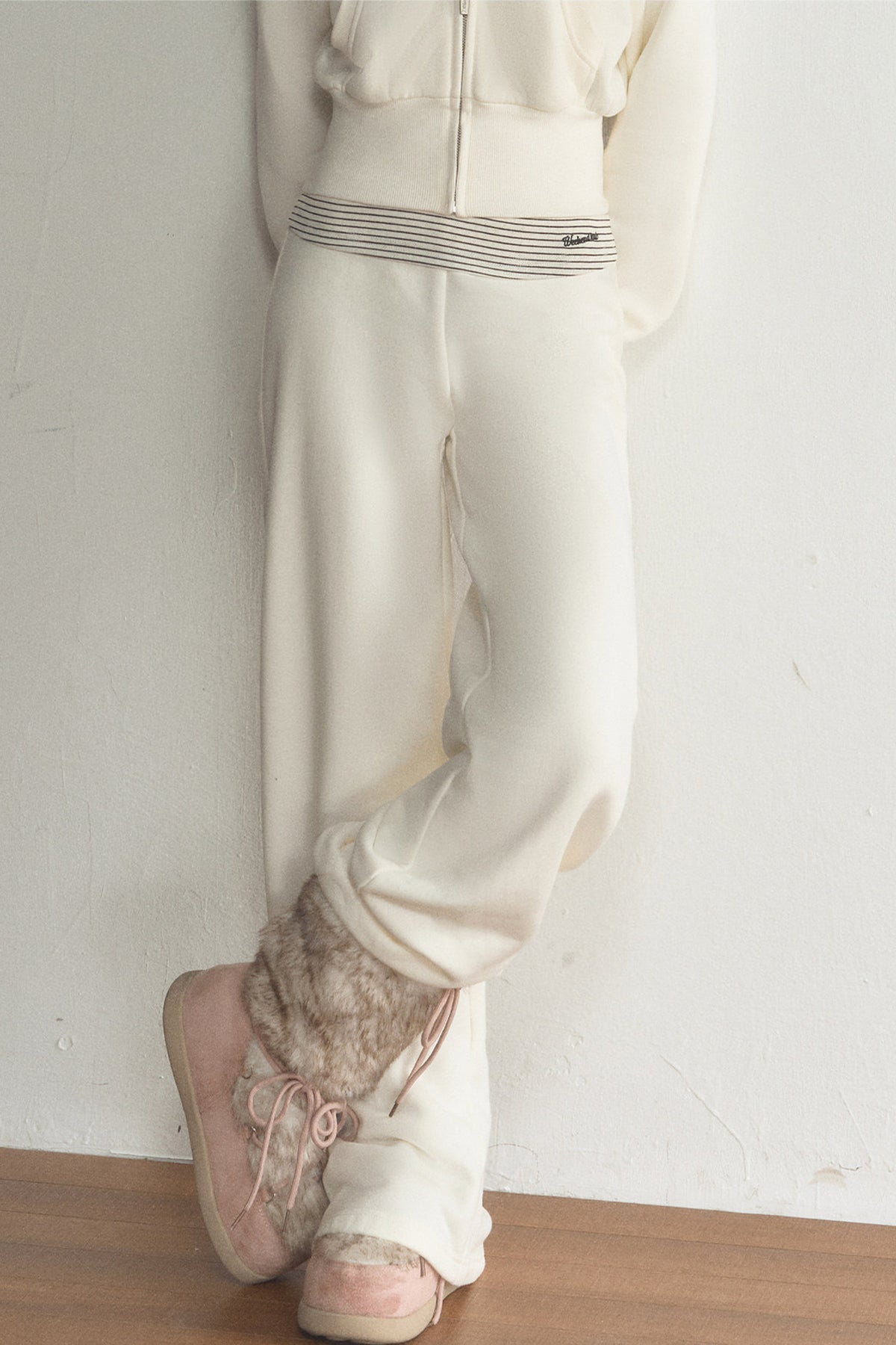 High-Waisted Loose Wide-Leg Straight-Leg Flared Pants
