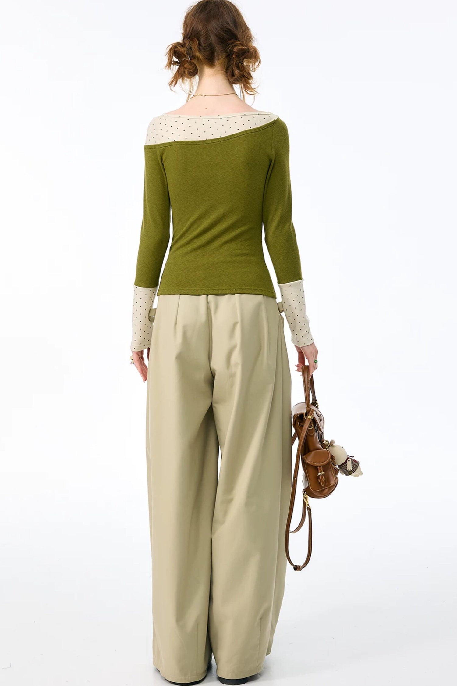 Milky Apricot Wide-Leg Pants – UrbanSheek