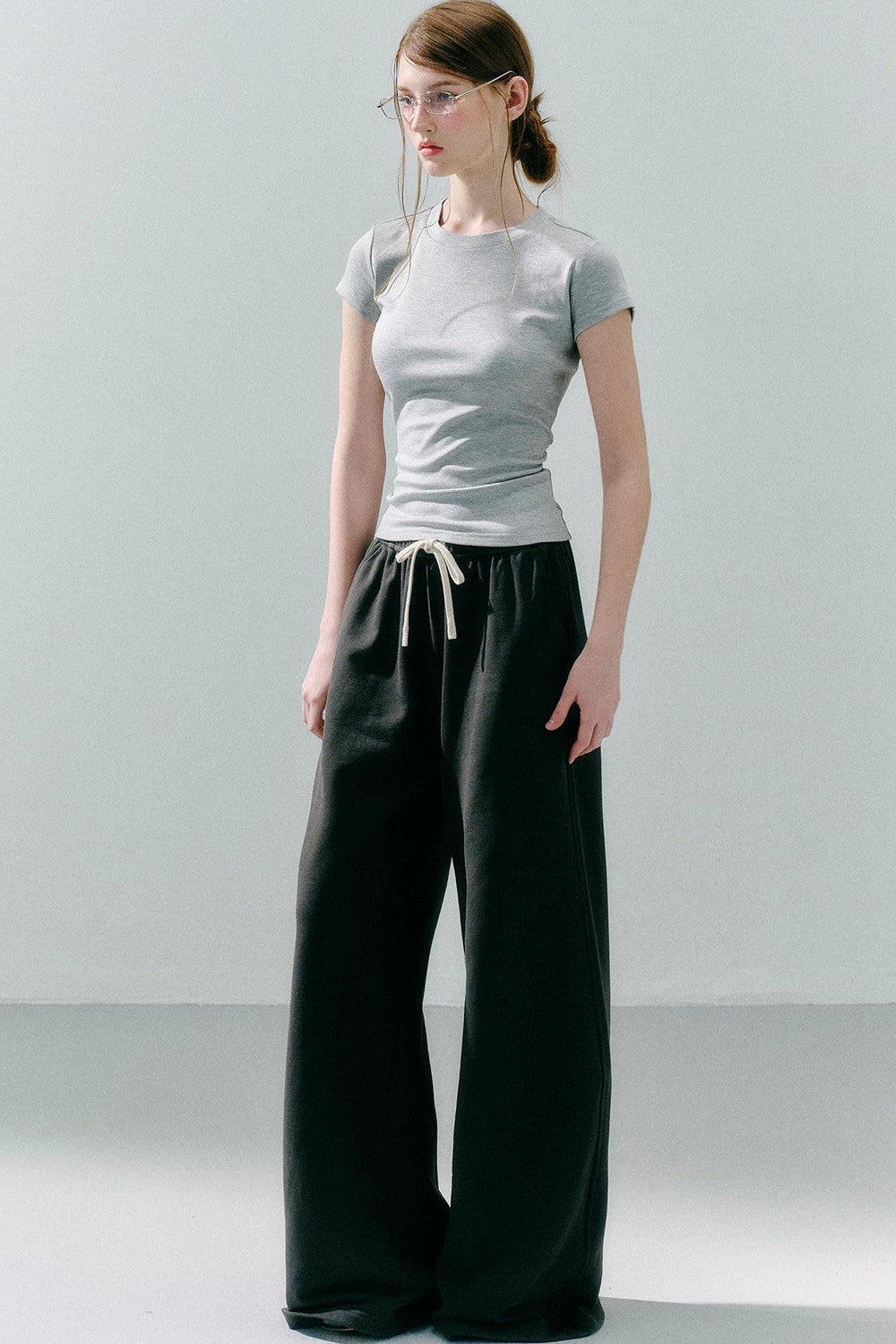 Straight Leg Cotton Sweatpants