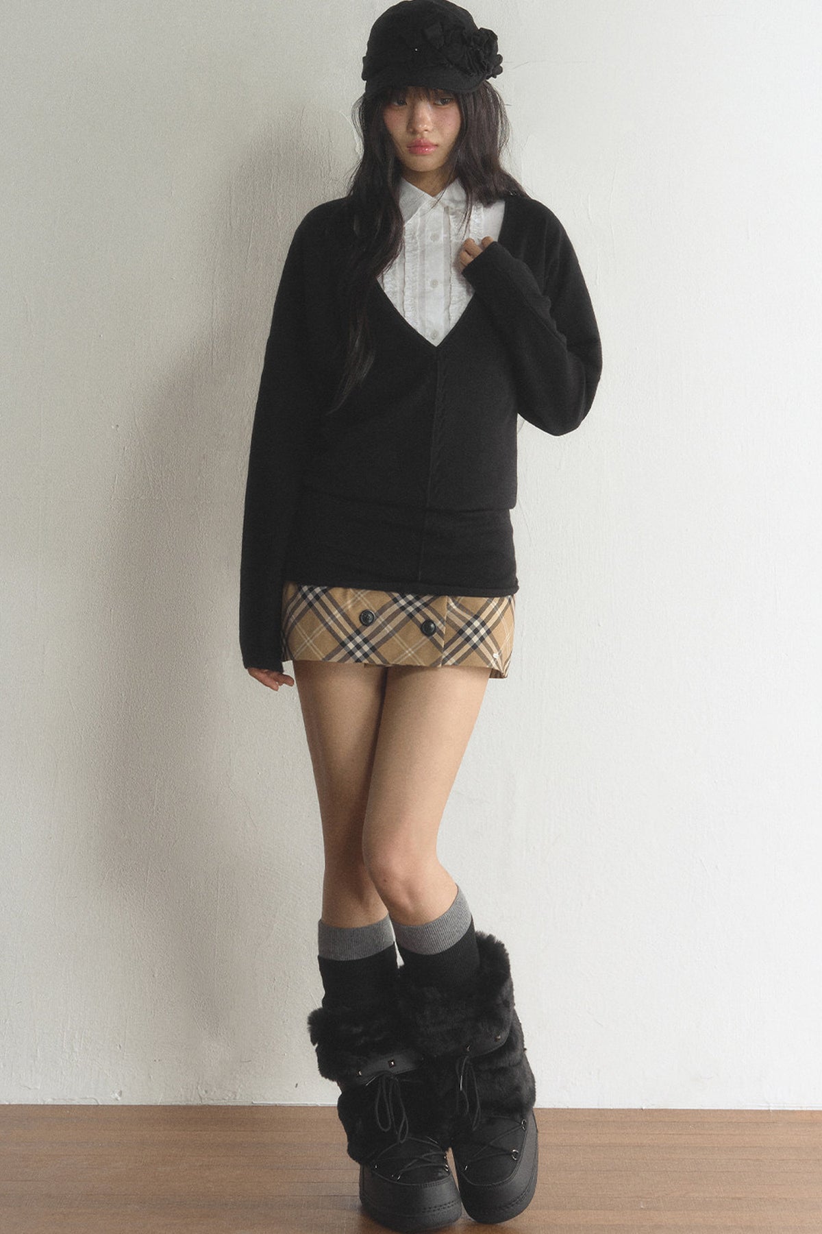 V-Neck Pullover Cardigan
