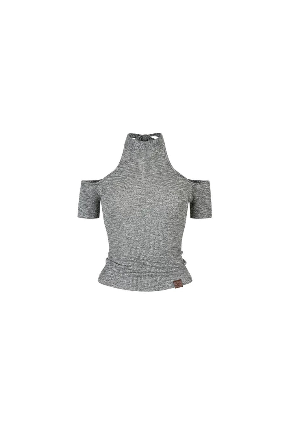 gilet en maille réversible à lacets