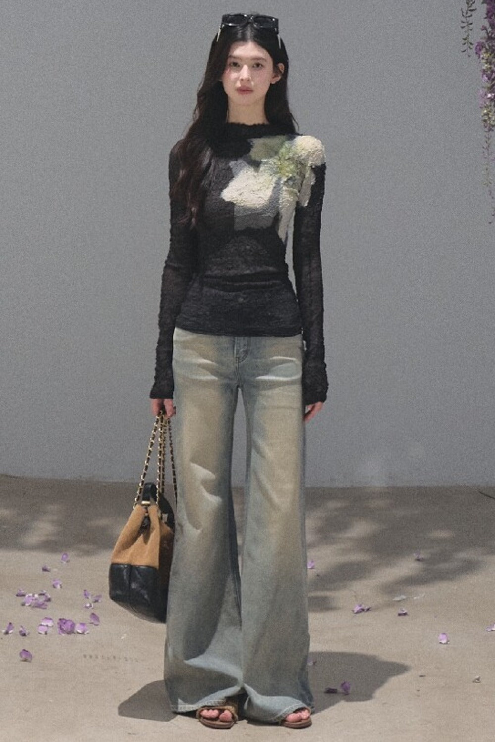 Two-Way Long-Sleeved Knit Base Layer Pullover