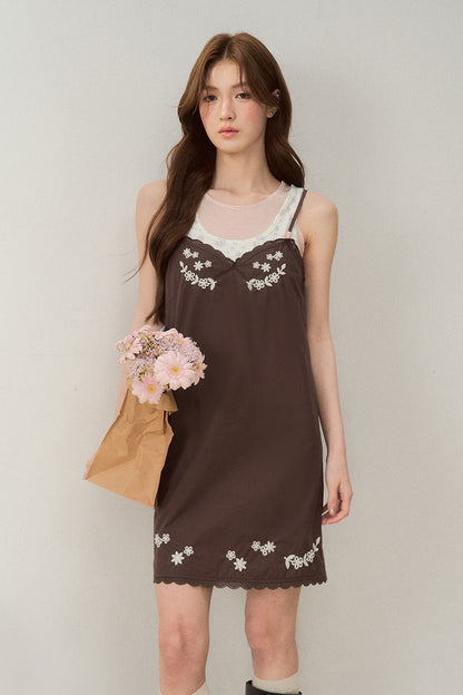 Amber Oak Suspender Dress