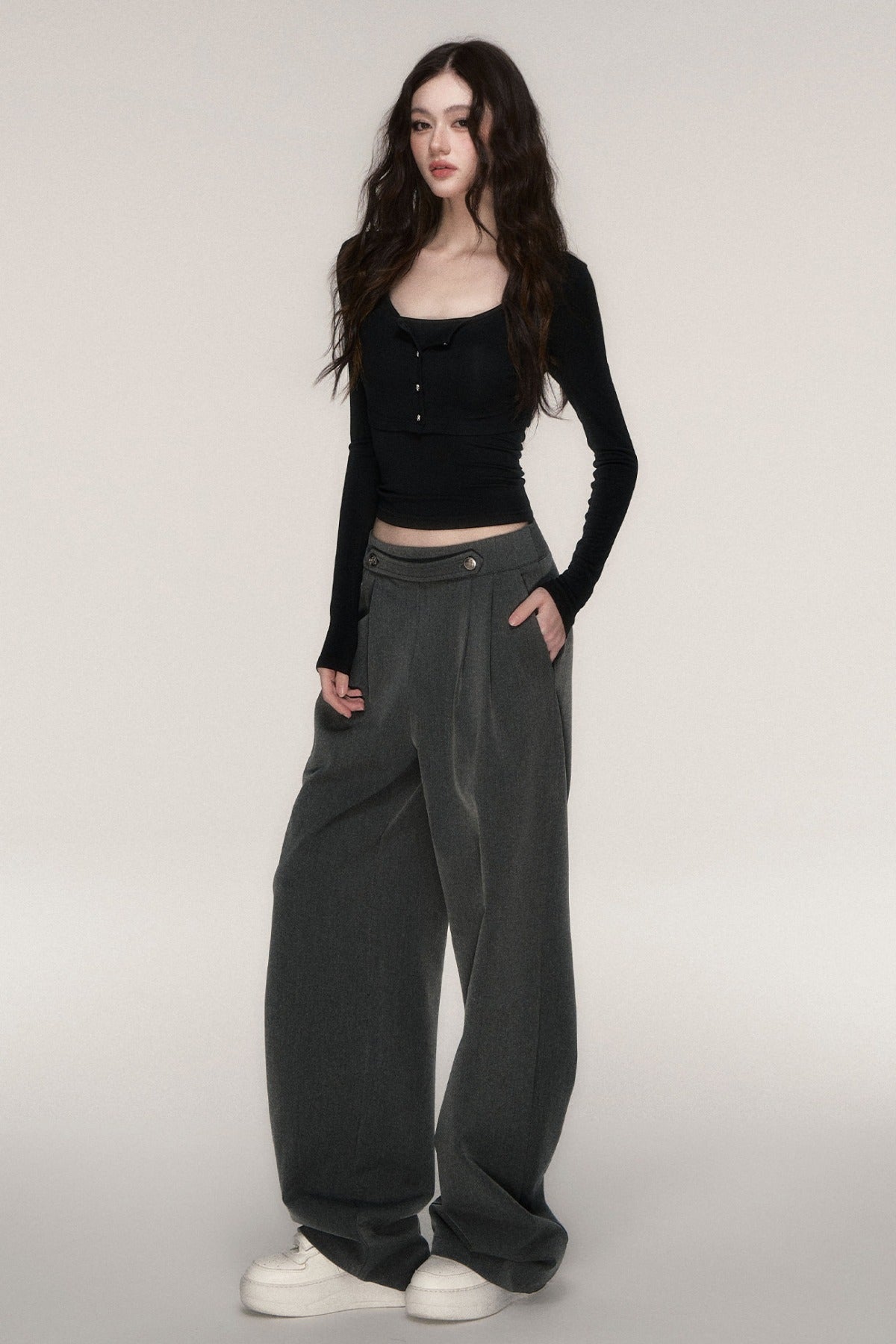 Napoleon Style Straight Leg Trousers