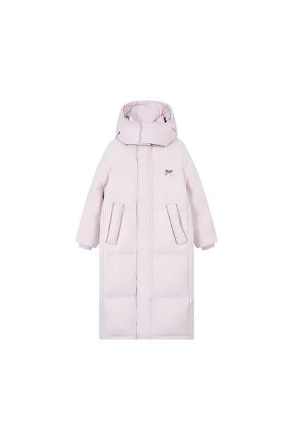 Long 90 White Goose Down Coat