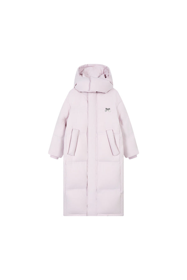 Long 90 White Goose Down Coat