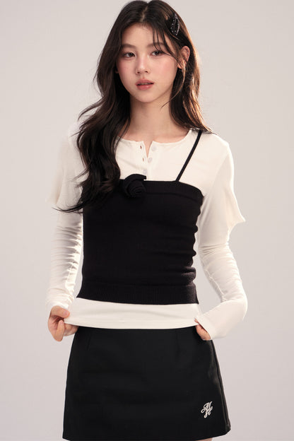 Slim Fit Knitted Vest