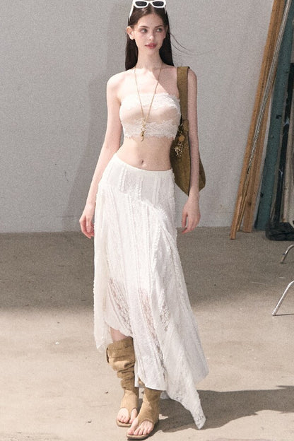 Uncut Time Draped Skirt