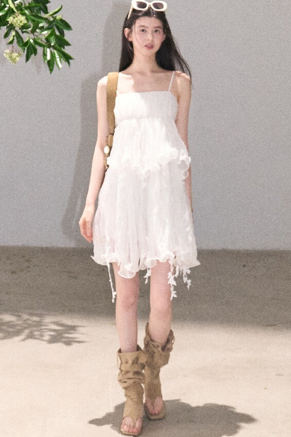 Mint Lace Spaghetti Strap Dress