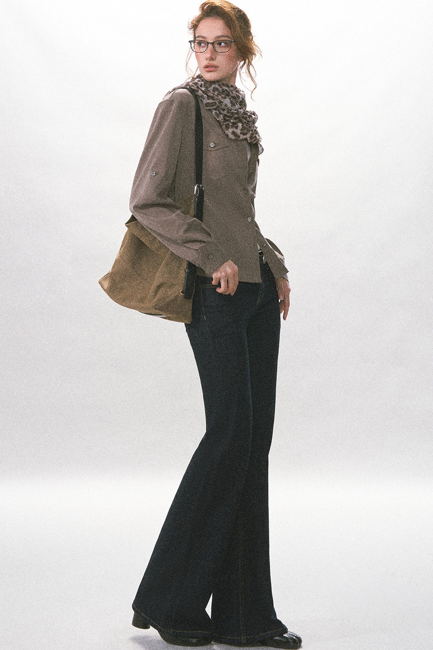 Adjustable Waist Vintage Work Shirt