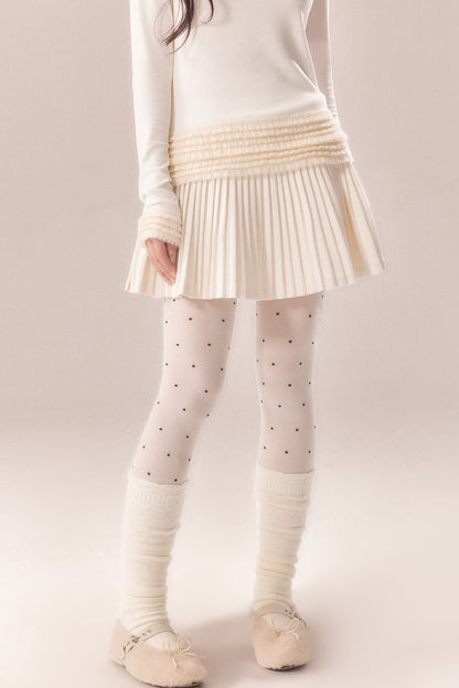 High-Waisted A-Line Skirt