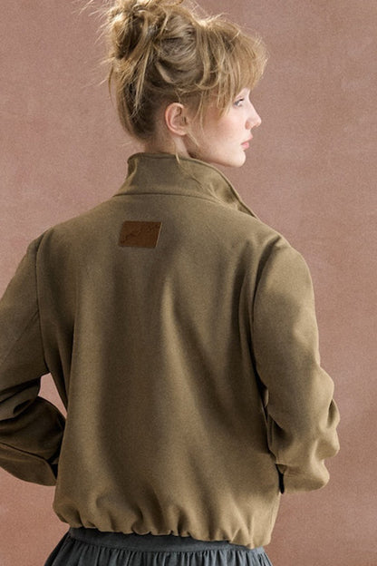 Crinkled Pleated Jacket