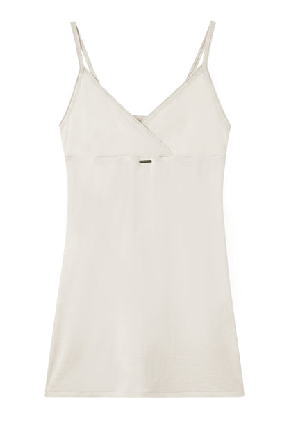 Knitted V-Neck A-Line Dress