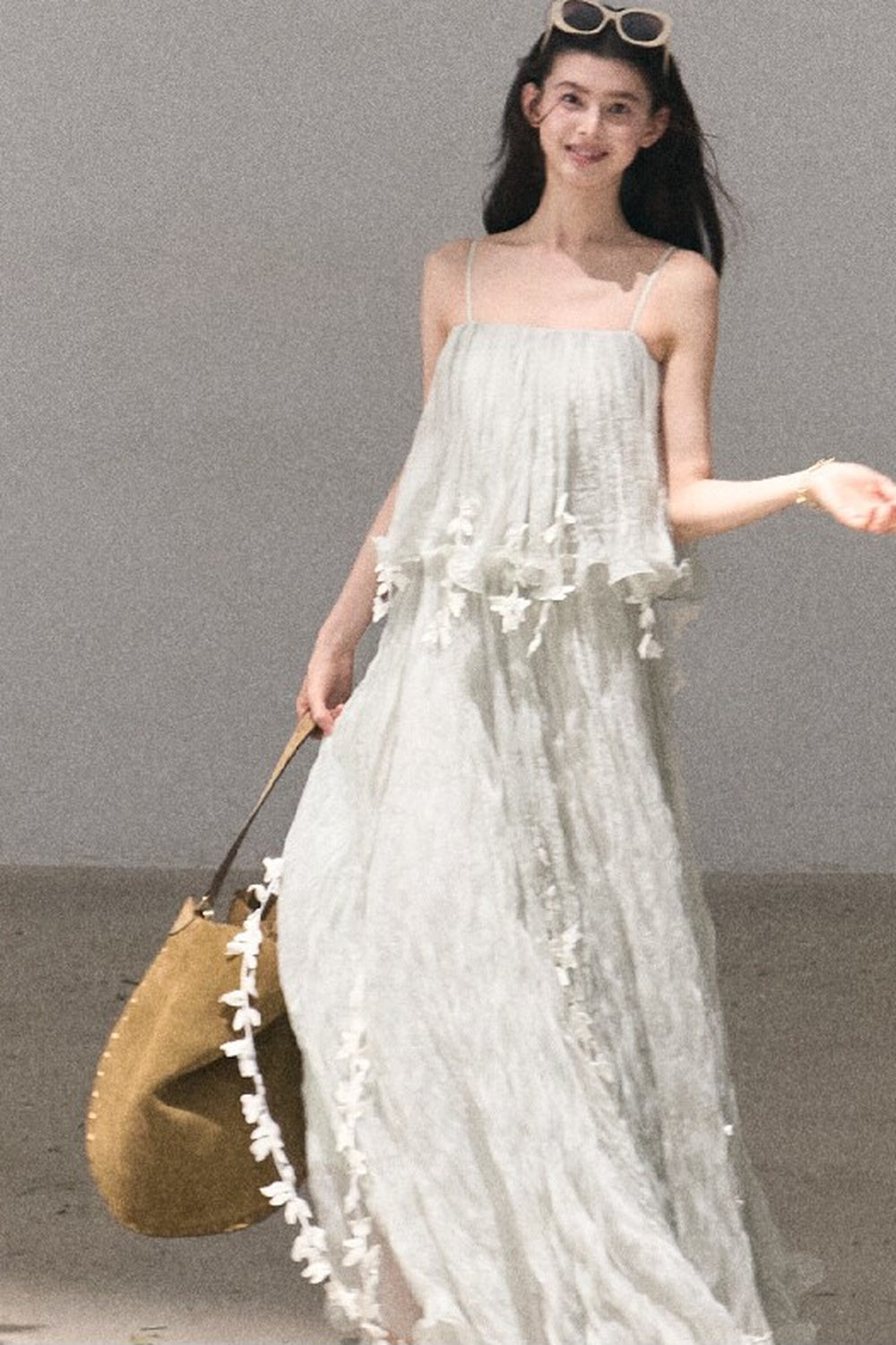 Mint Lace Spaghetti Strap Dress