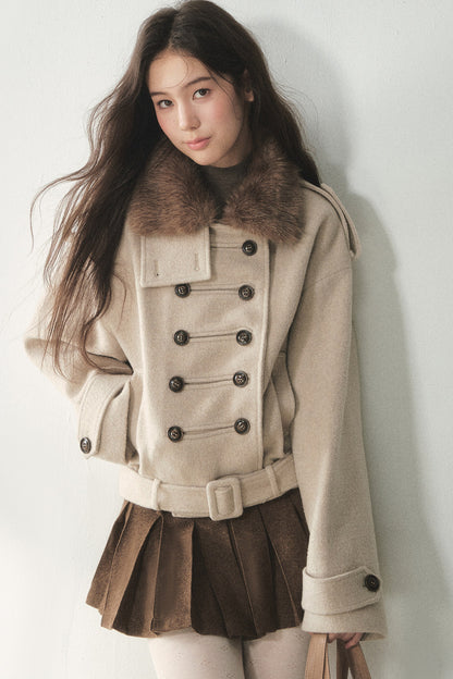 Double Breasted Wool Coat