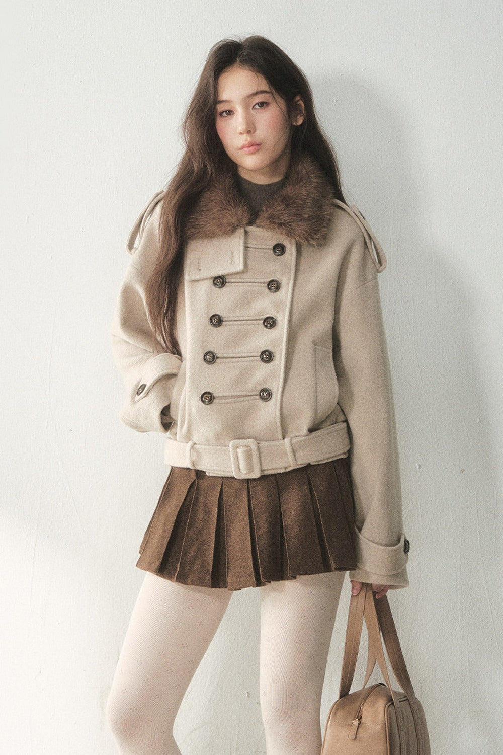 Double Breasted Wool Coat