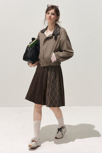 Reversible Houndstooth Jacket