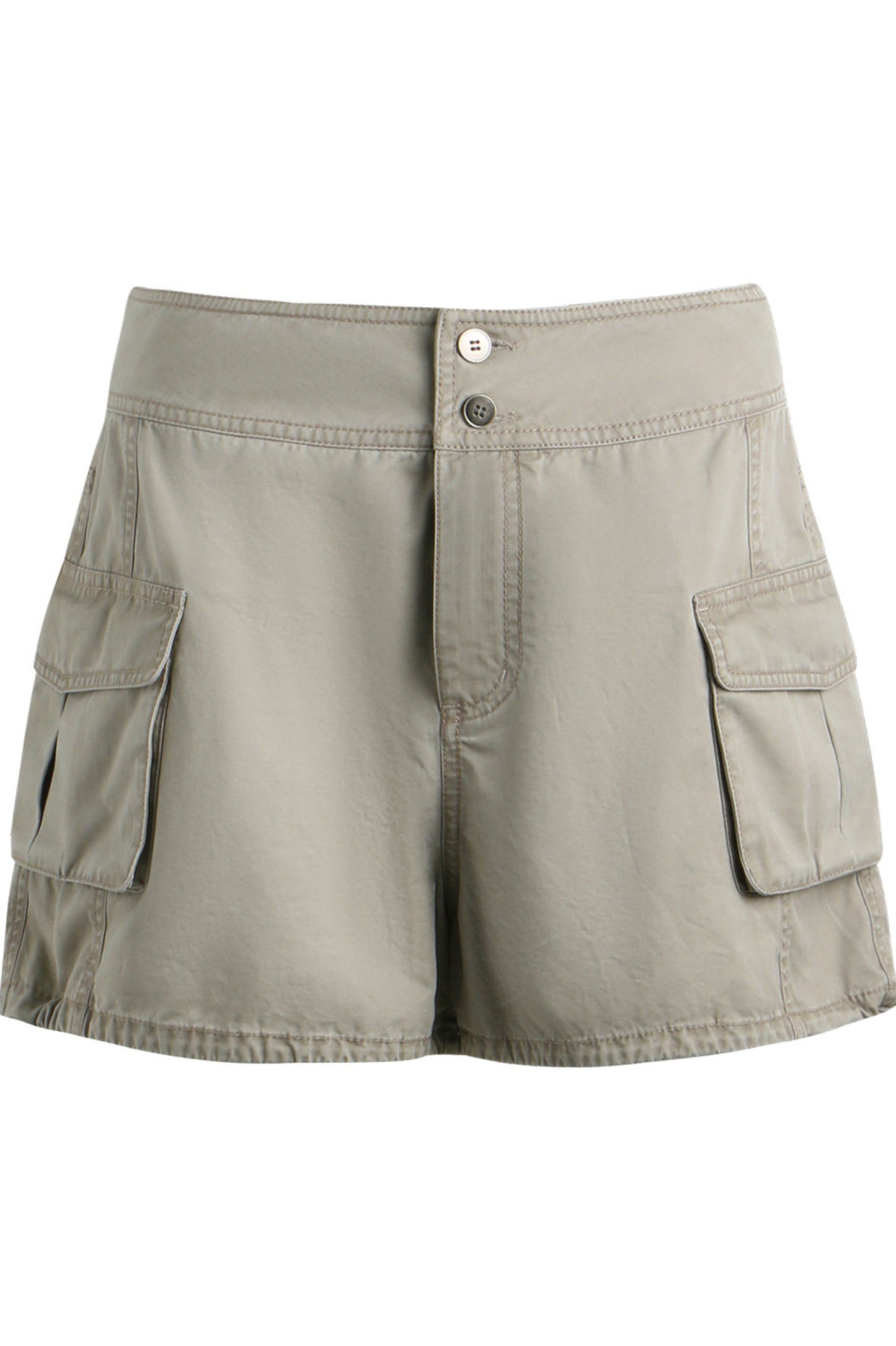 Gewaschene kurze Cargo-Jeanshose