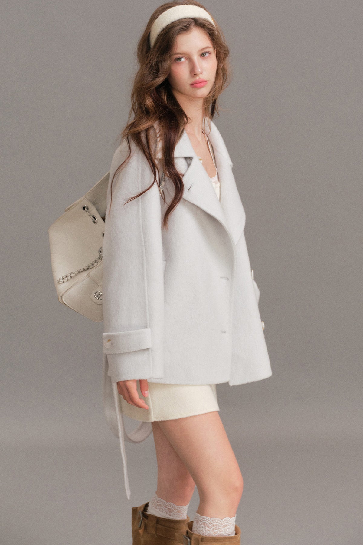 Oversized Double-Faced Wool Coat