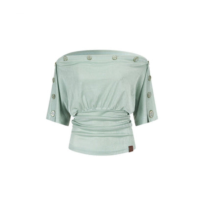 One-Shoulder Drapey Camisole Top