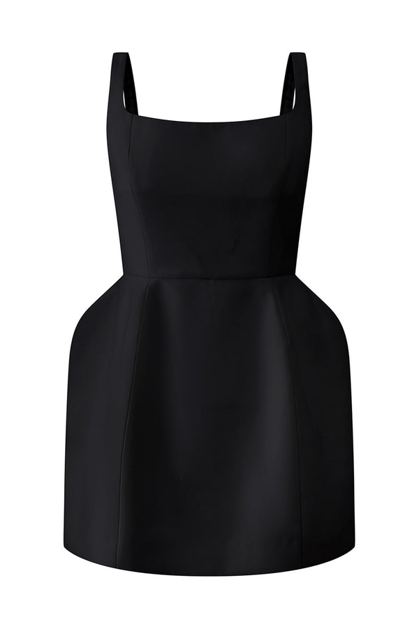 Square Neck Floral Dress