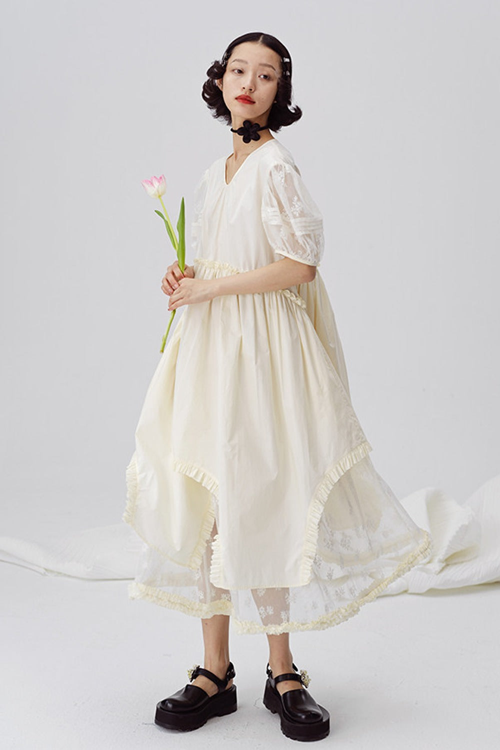 First Love Irregular Hem Dress