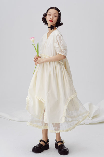First Love Irregular Hem Dress