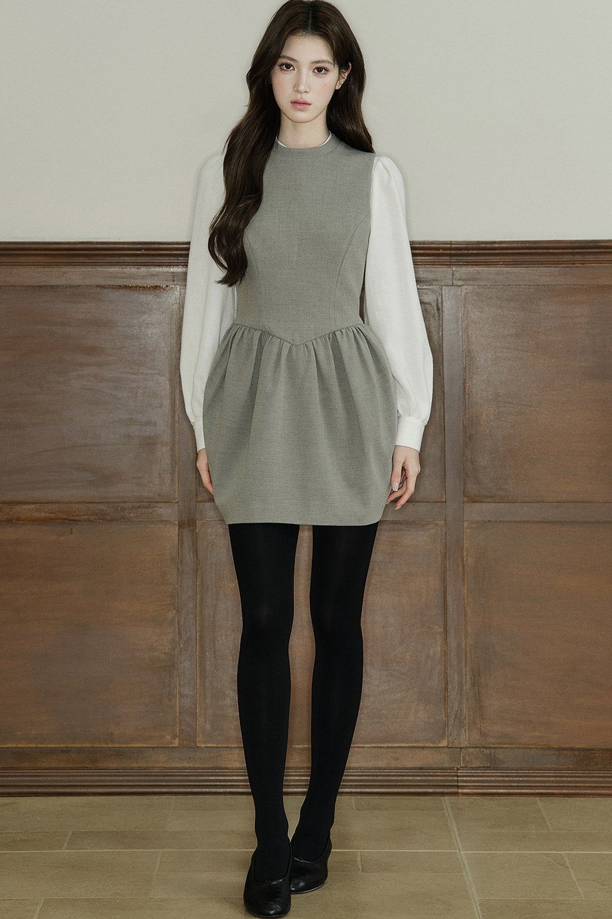 Sleeveless Round Neck Dress