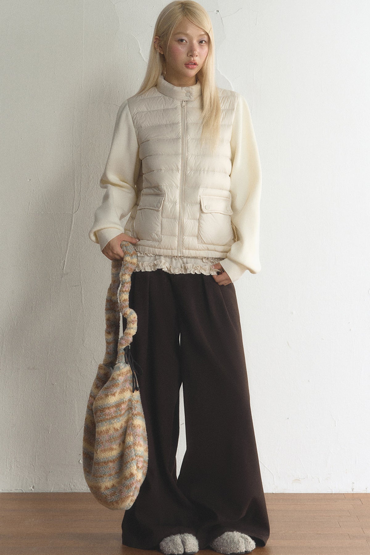 High-Waisted Wide-Leg Pants