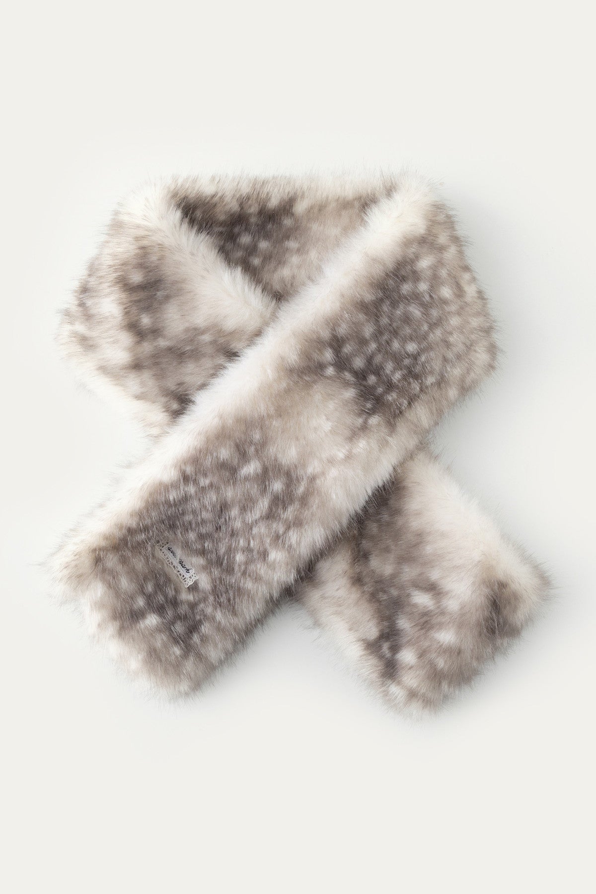 Fluffy Bambi Deer Faux Fur Scarf