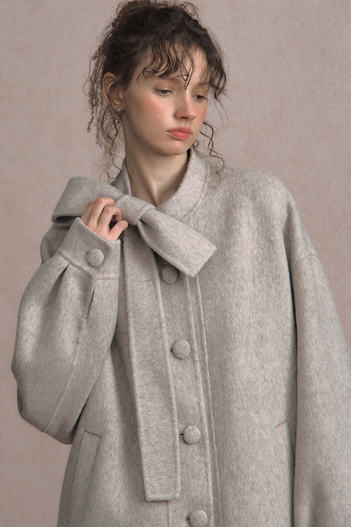 Long Double-Sided Wool Coat