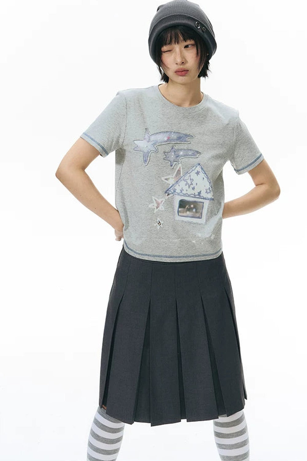 Cottage Patch Short Sleeve Top