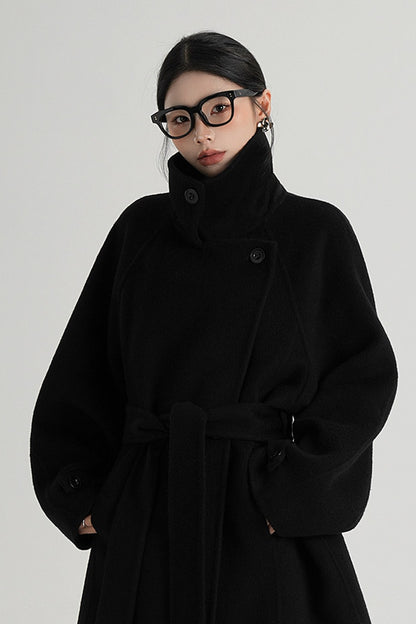Mid-Length Double-Sided Wool Coat