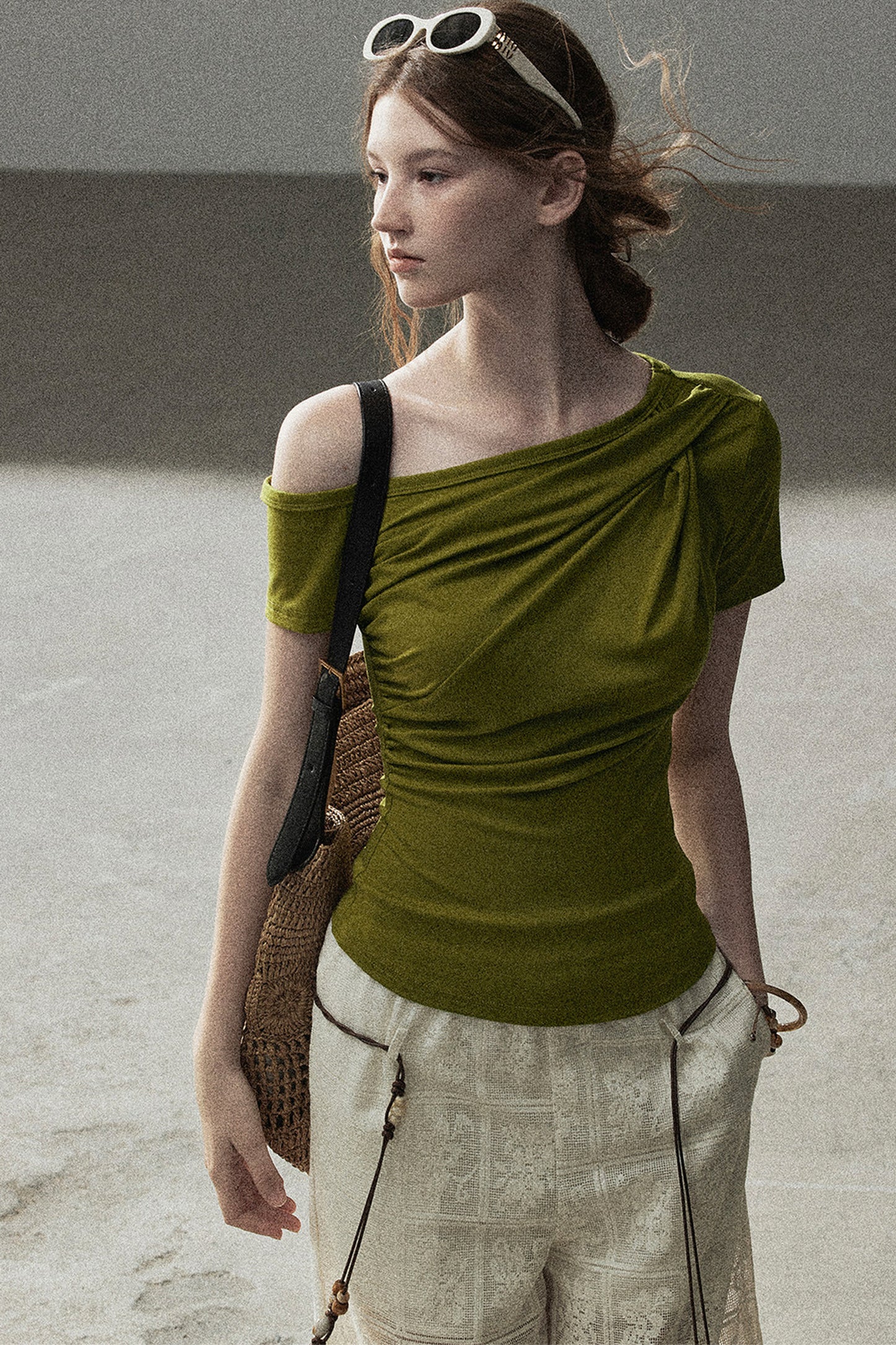 Asymmetrical Summer Commuter Top